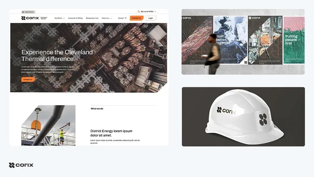 multi award win_Corix_ website and design examples