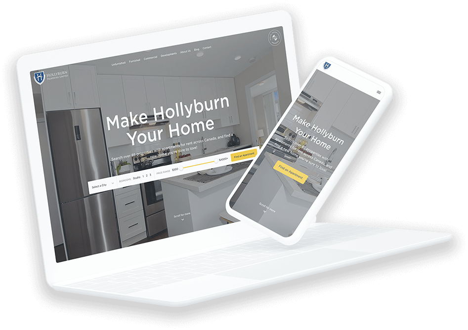 Hollyburn website on_laptop and mobile